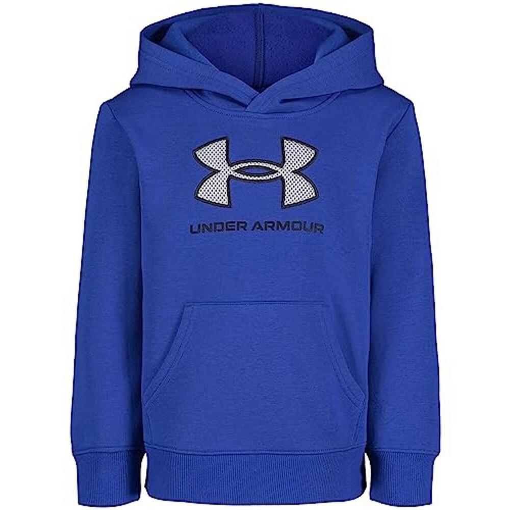 Under Armour Boys' Fleece Hoodie Sweatshirt Logo Printed Designs 4 UAFGB00E-404